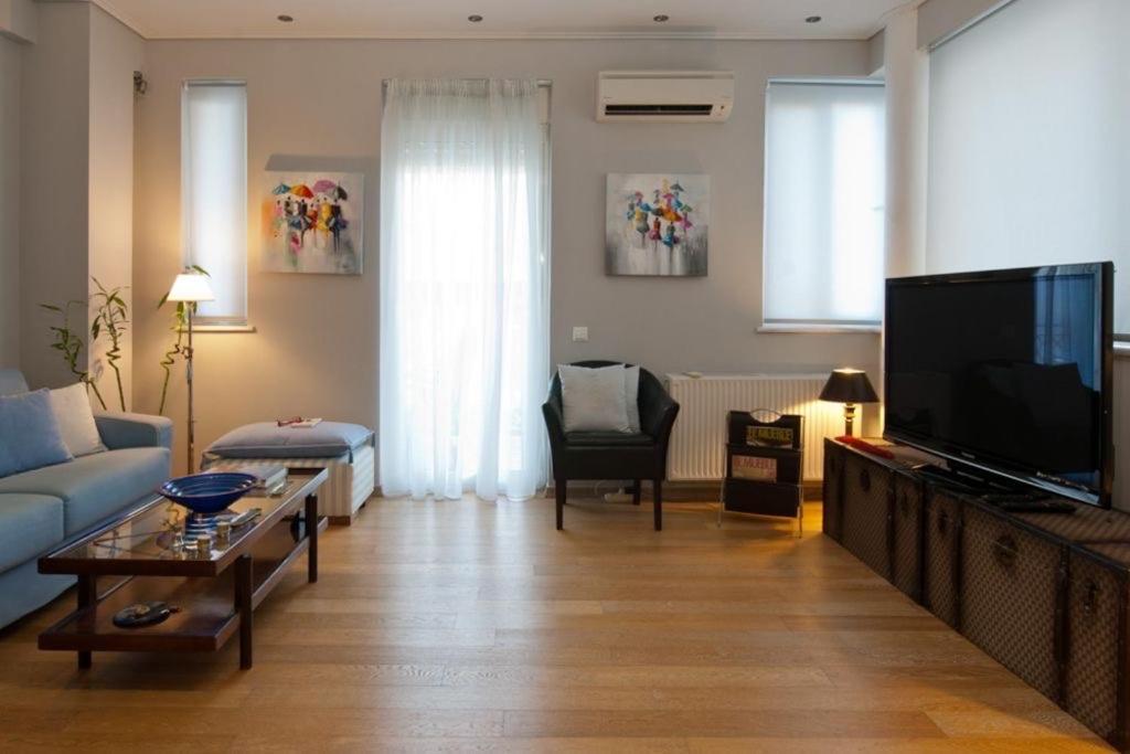 Acropolis Luxury Apartment With Balcony Atenas Exterior foto