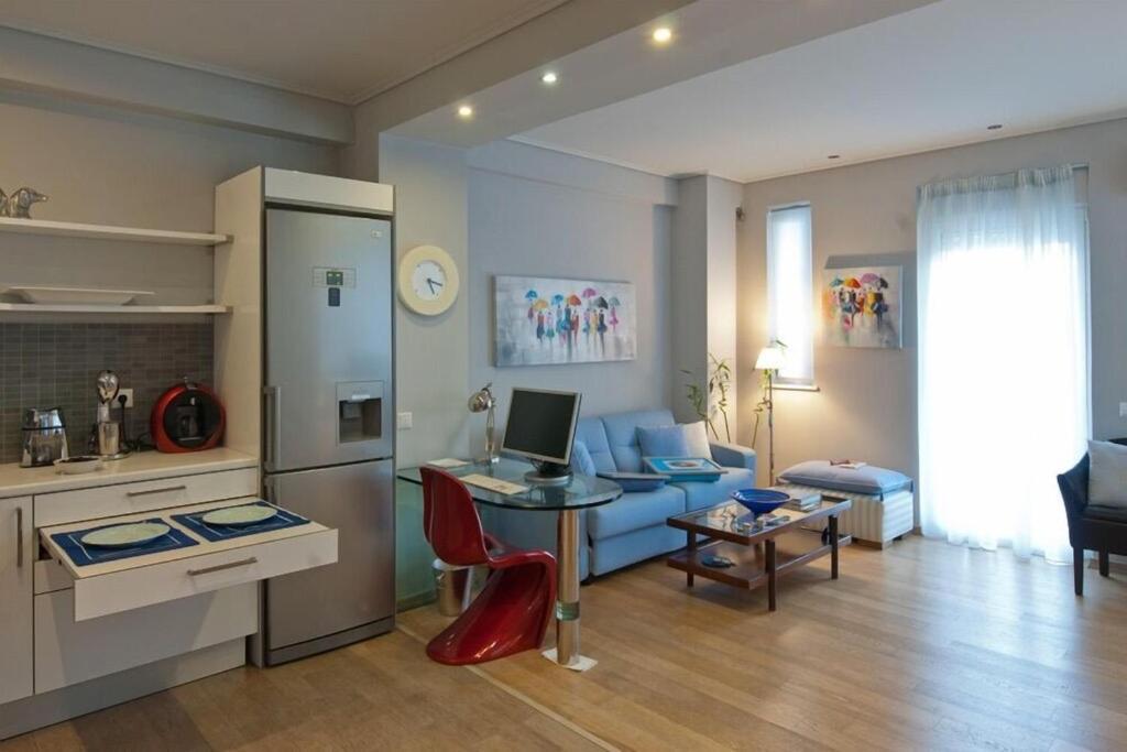 Acropolis Luxury Apartment With Balcony Atenas Exterior foto